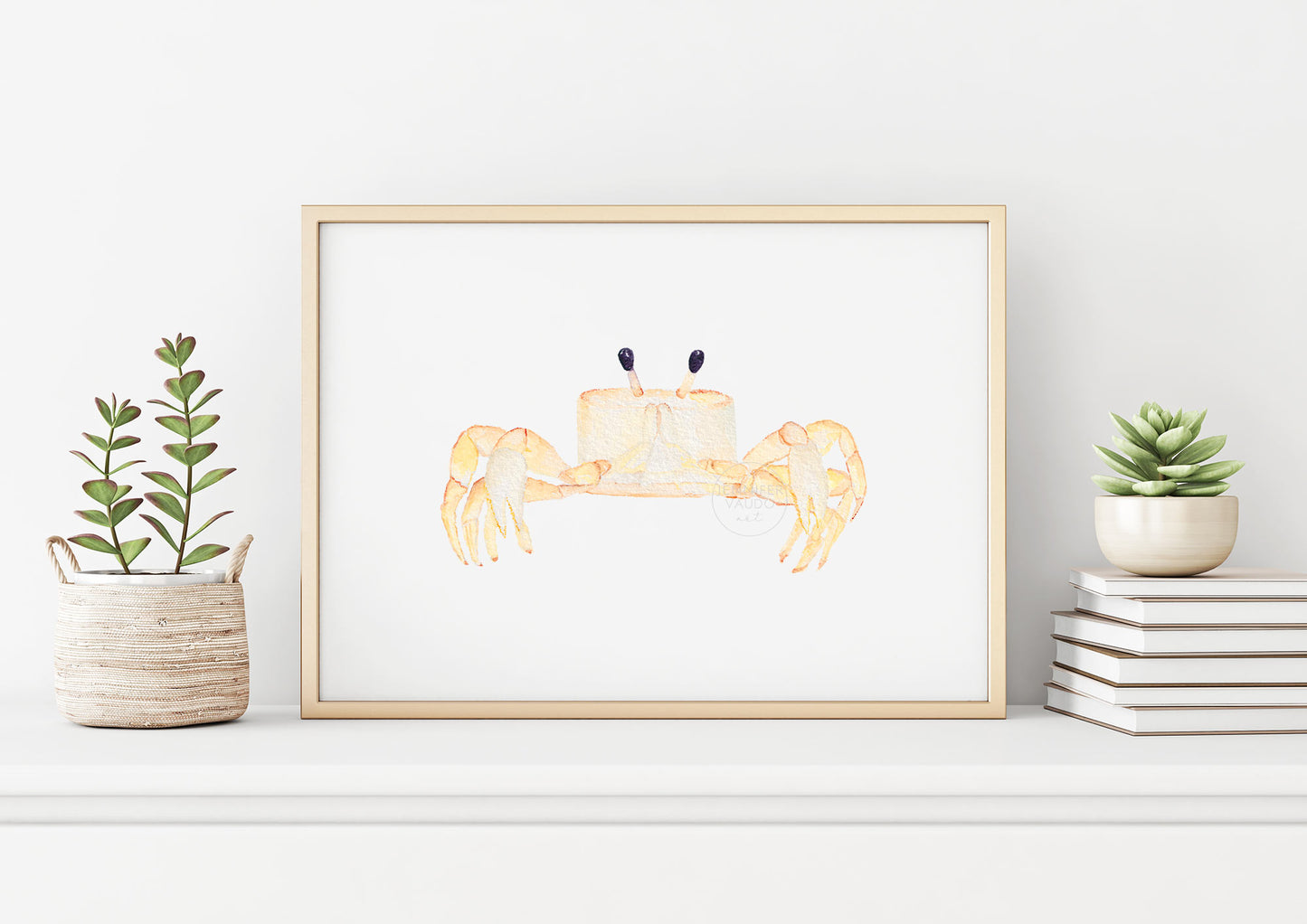 Crab Wall Art, Ghost Crab