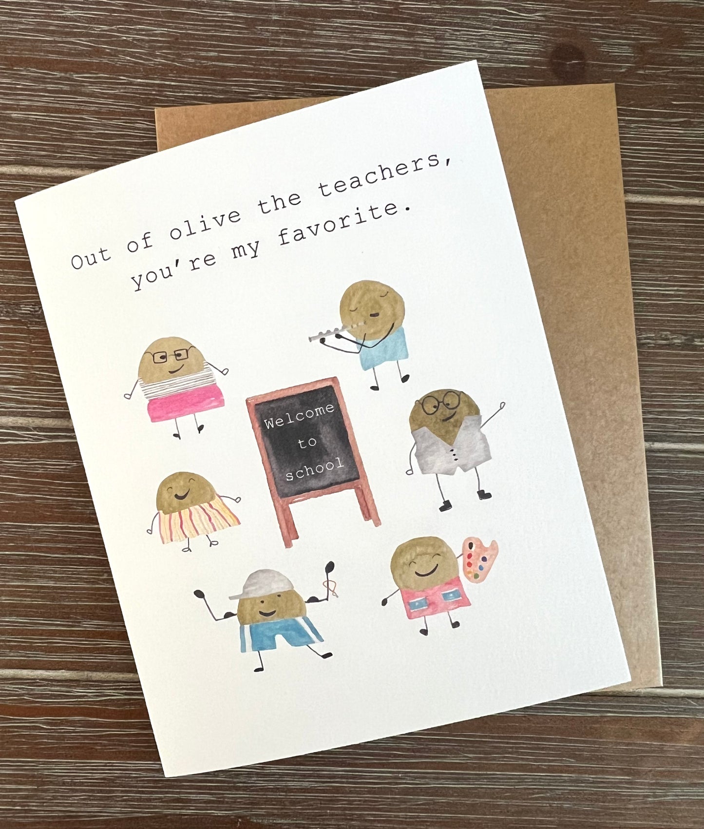 Teacher Appreciation Card, Teacher love, Cheeky, Card from kid, Funny