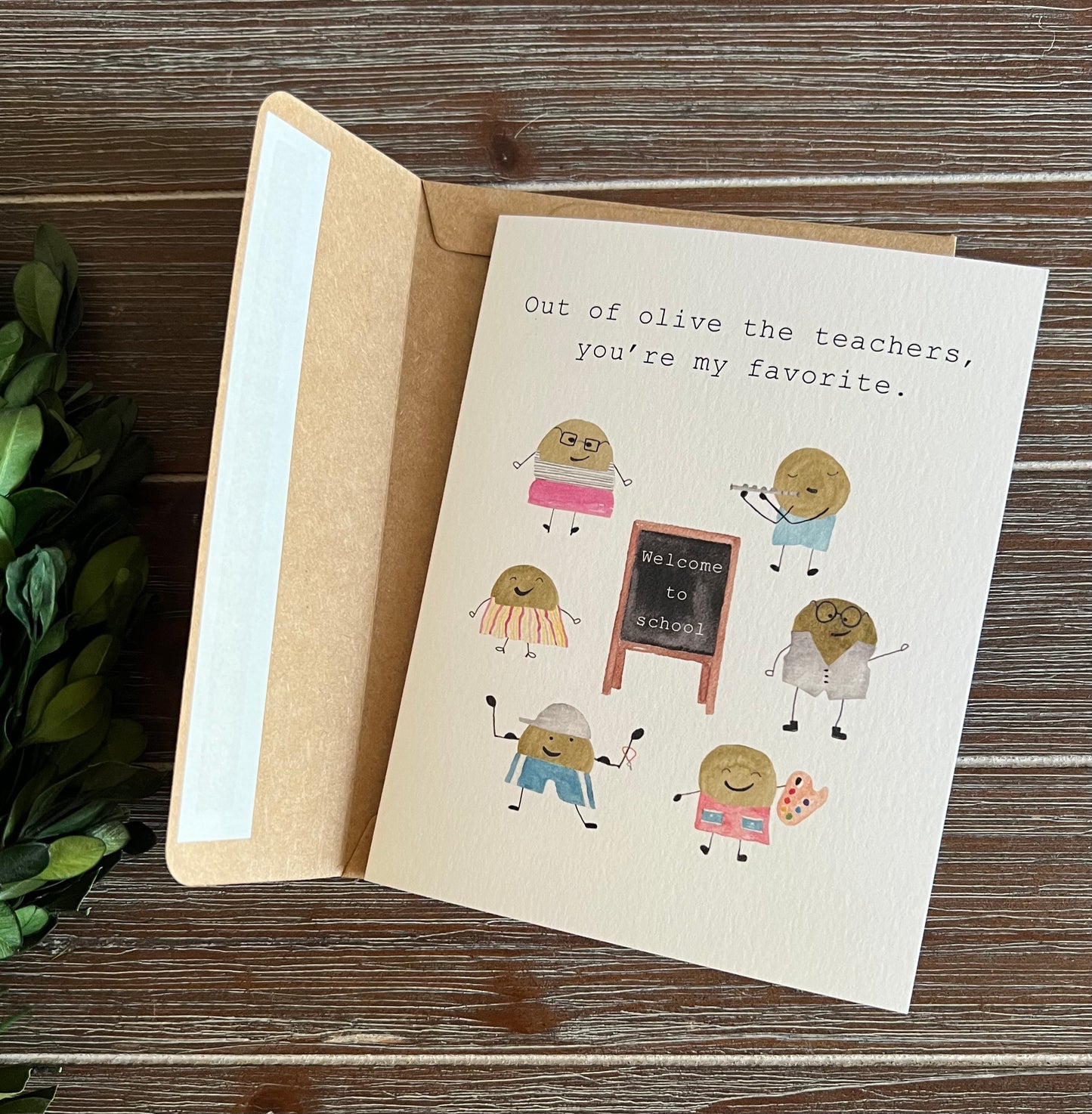 Teacher Appreciation Card, Teacher love, Cheeky, Card from kid, Funny