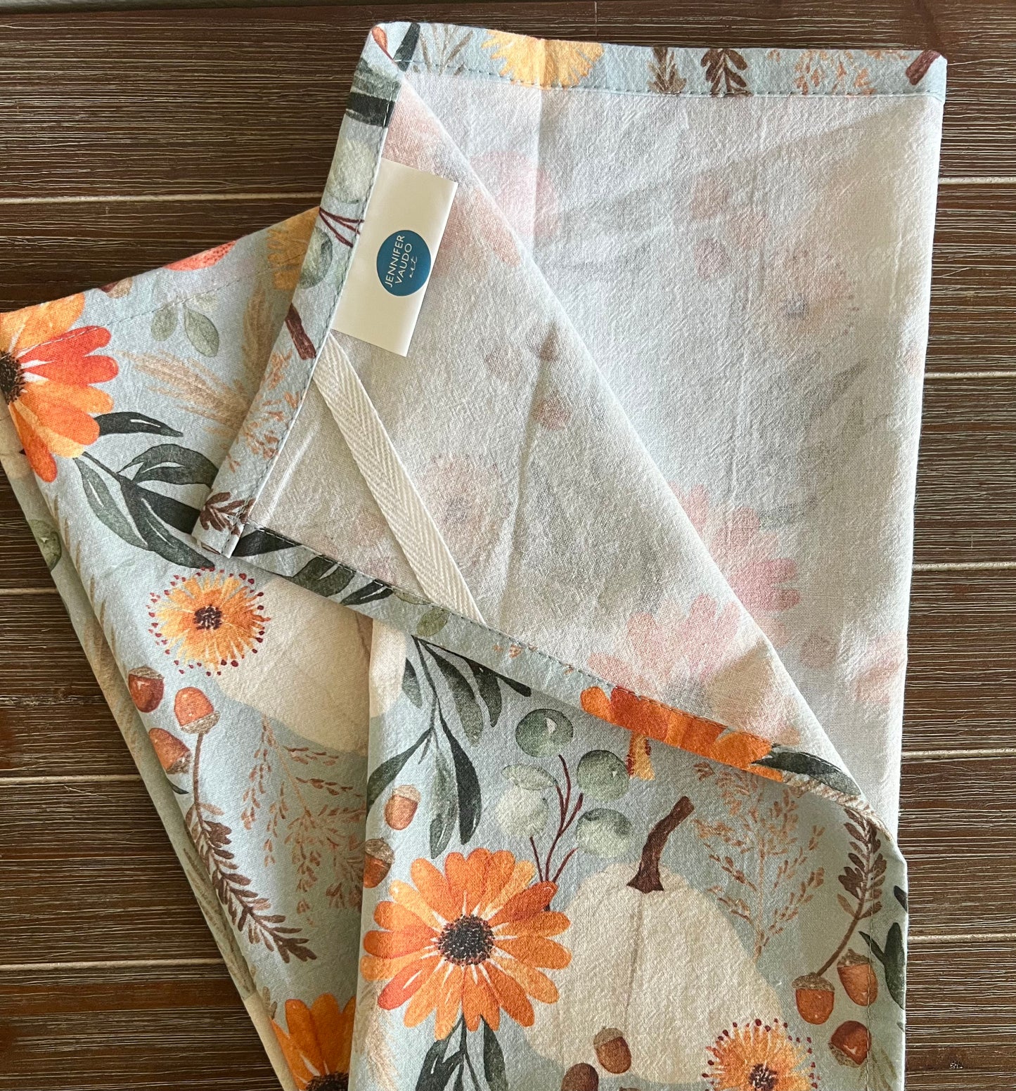 Autumn Tea Towel, Kitchen Decor, Thanksgiving Hand Towel