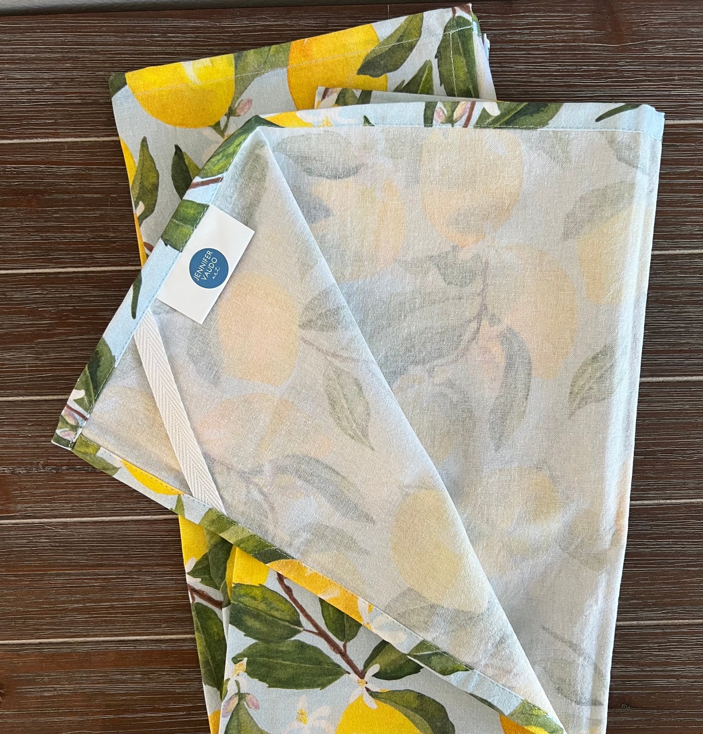 Lemon Tea Towel, Hand Towel, Kitchen Decor, Yellow, Watercolor Tea Towel