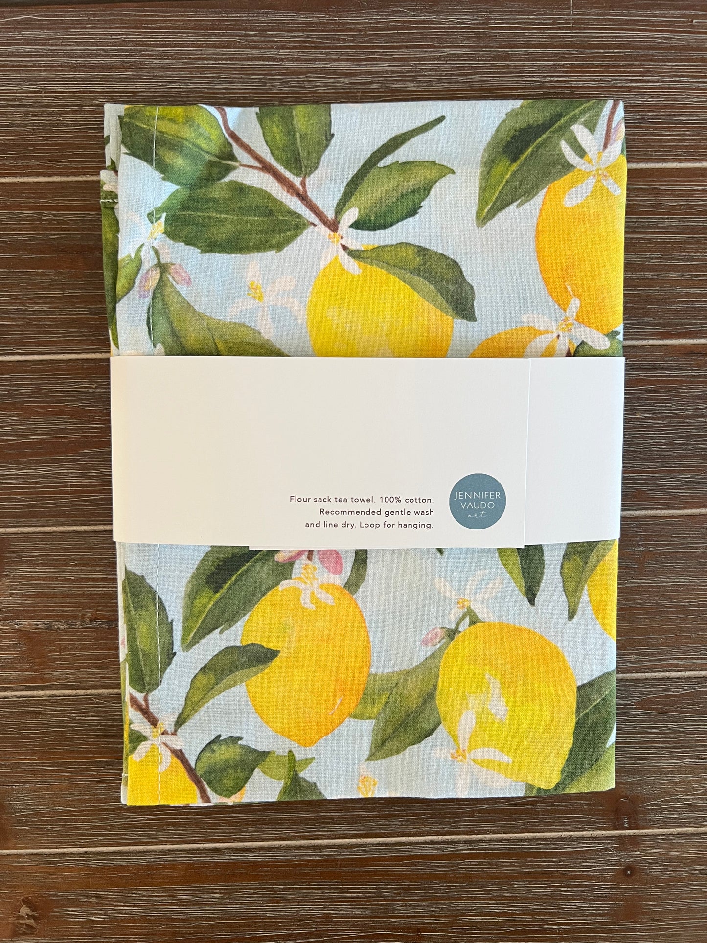 Lemon Tea Towel, Hand Towel, Kitchen Decor, Yellow, Watercolor Tea Towel