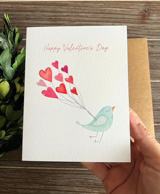 Happy Valentine's Day Card, Cute Vday