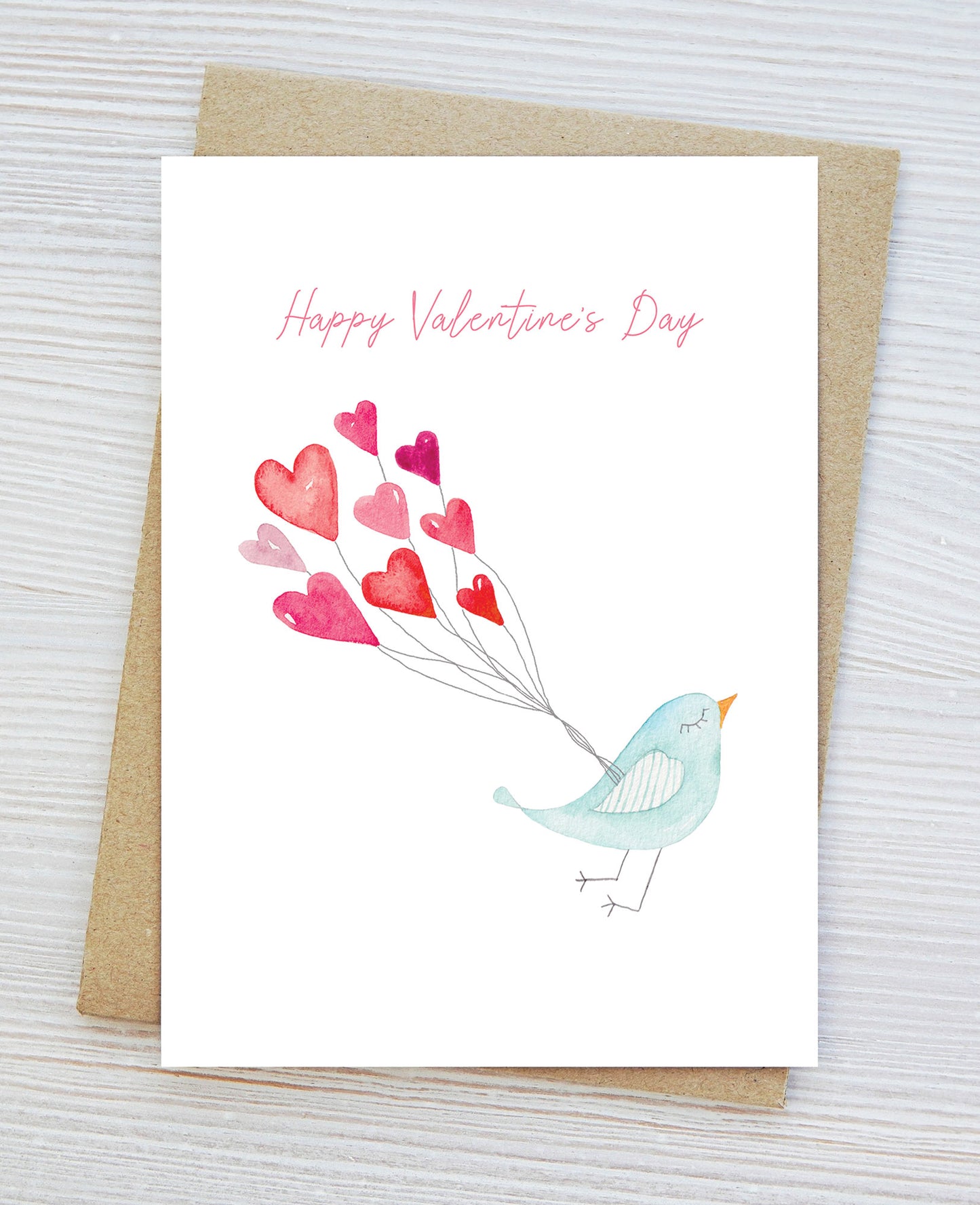 Happy Valentine's Day Card, Cute Vday