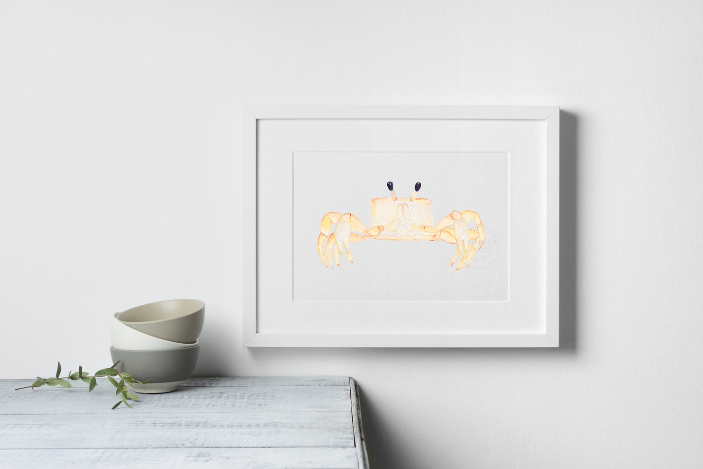 Crab Wall Art, Ghost Crab