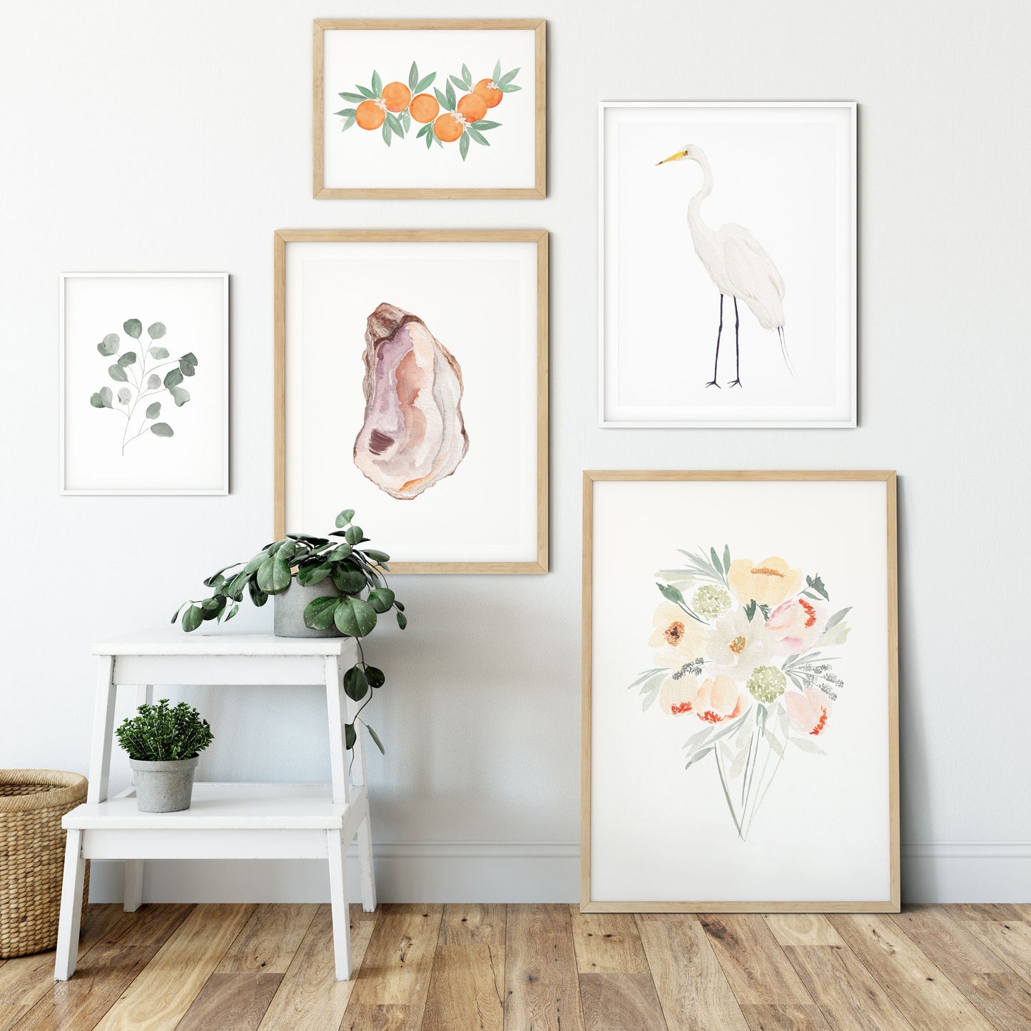Oranges Art Print, Citrus artwork