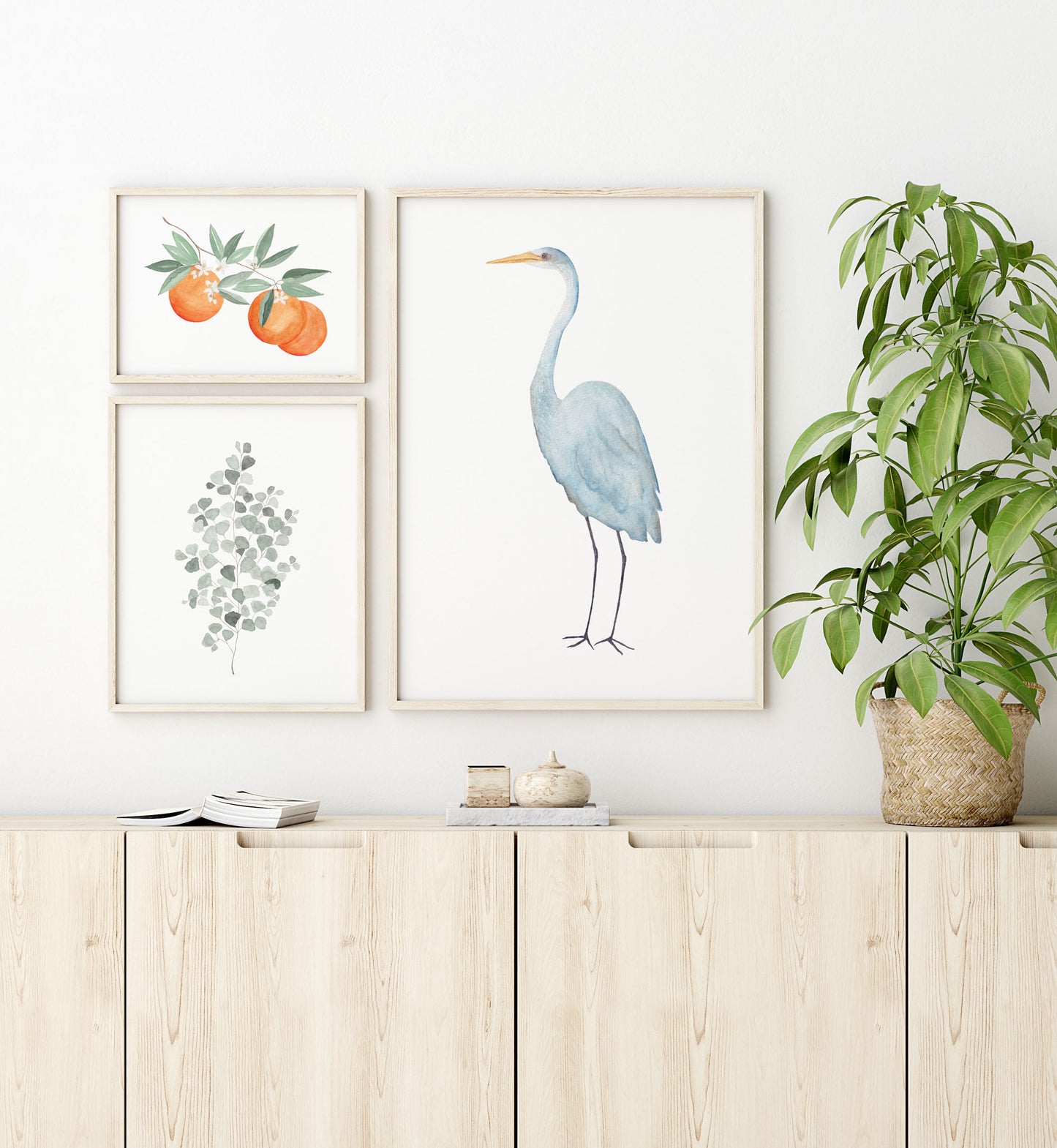Oranges Art Print, Citrus artwork