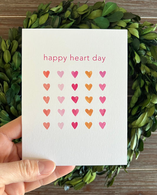Happy Heart Day, Valentine's Day Card, Hearts, For Anyone