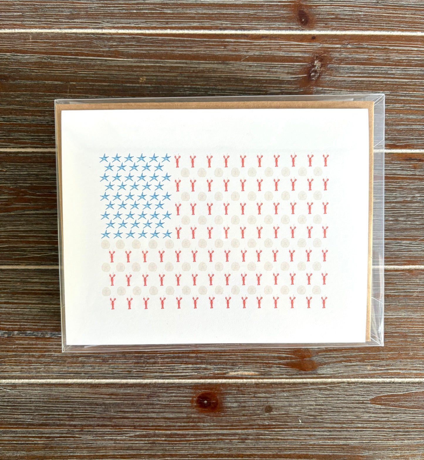 American Flag Stationery Set, Fourth of July Cards, Patriotic Note Cards, blank inside