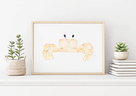 Crab Wall Art, Ghost Crab