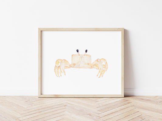 Crab Wall Art, Ghost Crab